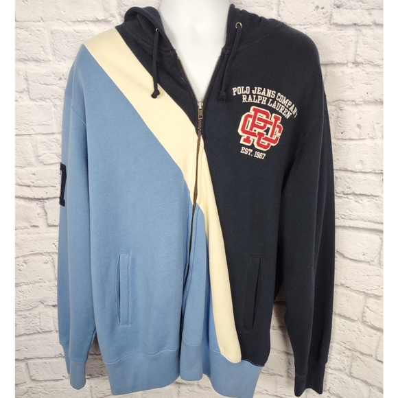 Polo Ralph Lauren Other - NWT Vintage Dead Stock Polo Ralph Lauren Polo Jeans Full Zip Hoodie Jacket XL🔥